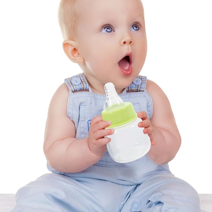 Kisangel Mini Baby Bottles 3pcs Nursing Baby Bottle Plastic Travel Food Feeder for Milk Cereal