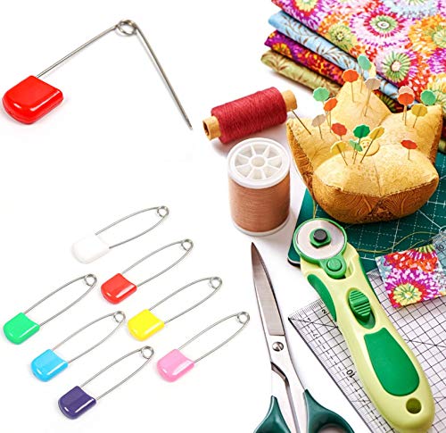 Diaper Pins Stainless Steel Traditional Safety Pin (Asst) 100PCS