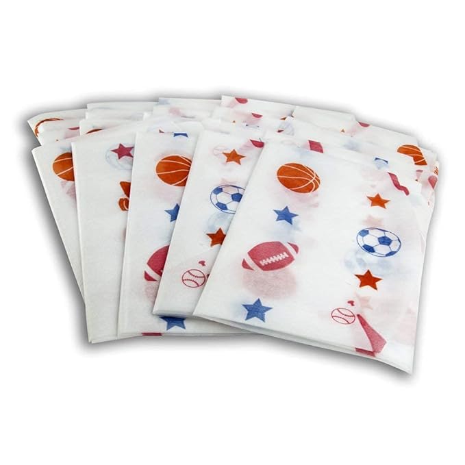 Potty Shields Toilet Seat Covers Disposable (12 Pack, Sports) - XL Waterproof Toilet Cover for Toddlers, Kids & Adults - Portable & Individually Wrapped for Travel, Potty Training & Public Restrooms