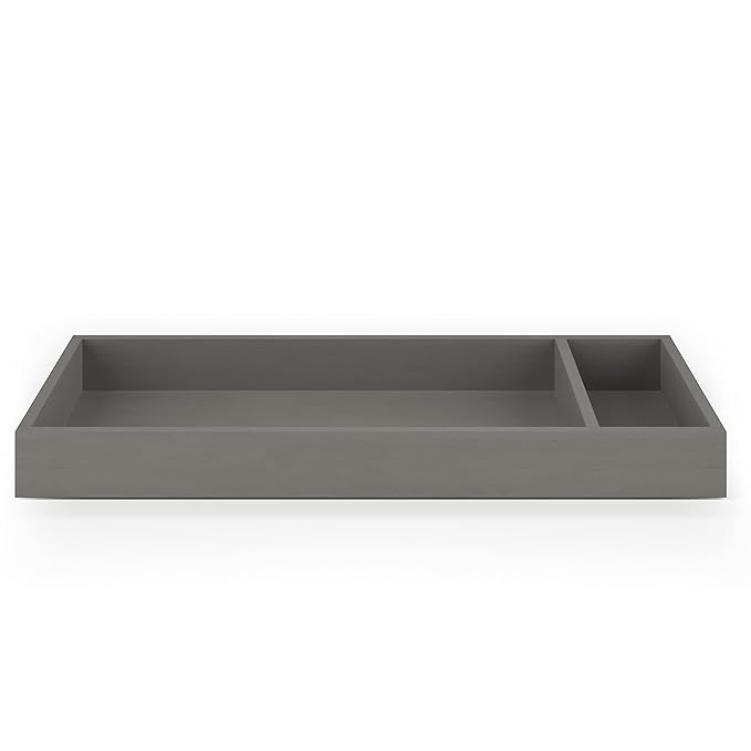 Child Craft Universal Changing Table Topper, Convert Dresser into a Changing Table Surface, Securely Attaches, Non-Toxic, Baby Safe Finish (Lunar Gray)