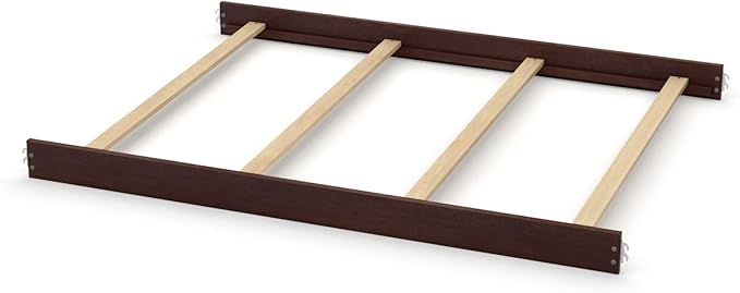 CC KITS Full-Size Conversion Kit Bed Rails Compatible with Simmons Kids Convertible Cribs by Delta Children - Solid Wood Rail - Toddler and Adult Bed Rail for Full-Size (Vintage Cherry, Hook-ON KIT)