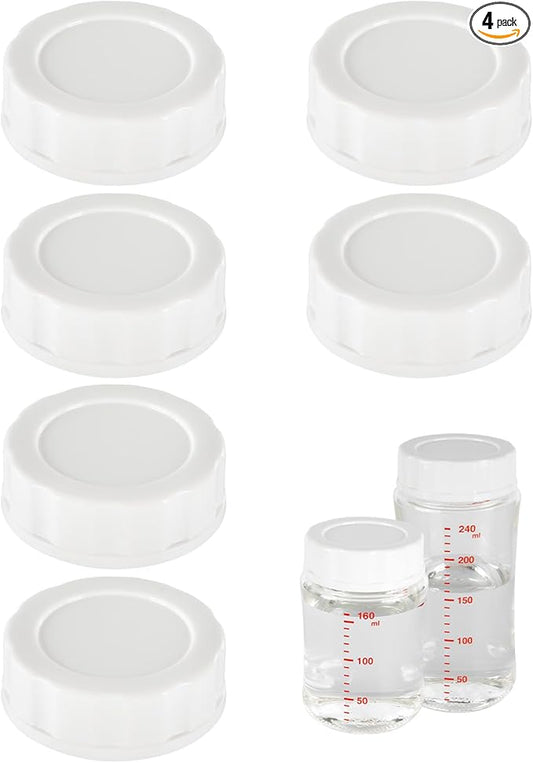 Baby Bottle Cap for Pigeon Bottle, Soft & Safe Bottle Lid, 6 Count