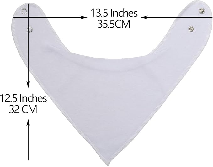 Maiwa Cotton Bandana Drool Bibs for Baby Girl Boys for Drooling and Teething for 8 Pack