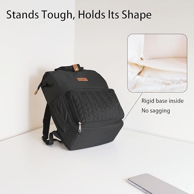 Breast Pump Bag Fit for Spectra S1 and S2, Pumping Bag with Waterproof Mat for Pump Accessories, Portable Pump Carrying Case for Work, Pump BackpackTravel and Family Use, Newborn Essentials Black