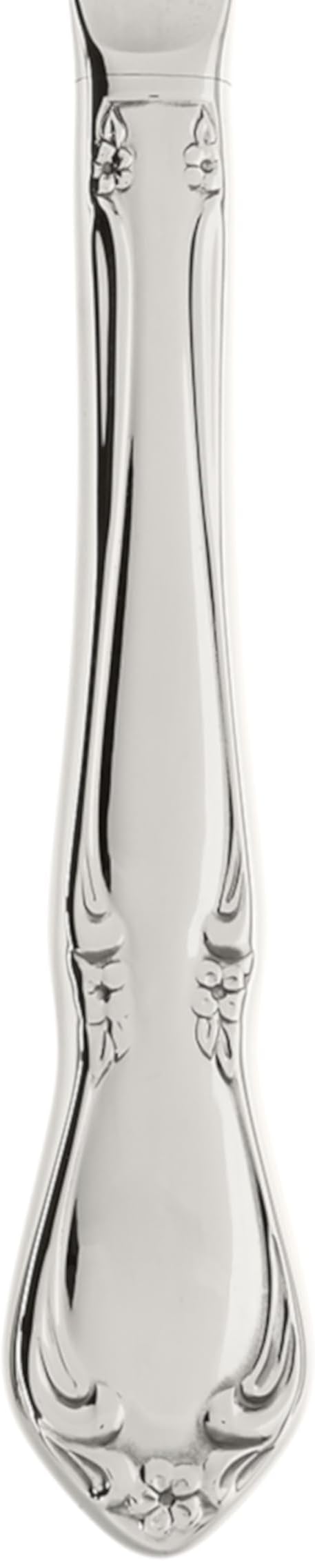 Oneida Silverware Set, Chateau Fine Flatware Dinner Knives Set, Service For 4, 18/10 Stainless Steel Knives, Dishwasher Safe, Utensils, Tableware, Cutlery, Dinner Knife (Silver, 4 Piece)
