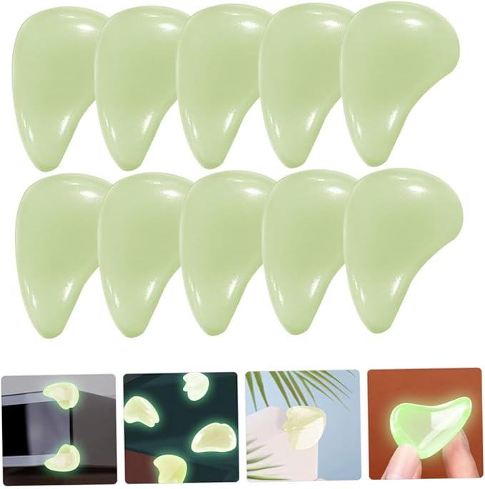 Totority Luminous Corner Protectors Baby Safety Edge Guards Transparent Soft PVC Table and Bed Corner Guards Night Light Anti-Collision for Kids Furniture Protection
