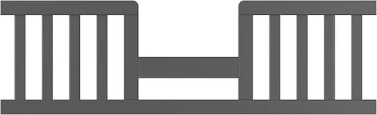 Child Craft Toddler Bed Guard Rail Converts Camden 4-in-1 Convertible Crib into Toddler Bed, Made of Pinewood, Non-Toxic Finish (Cool Gray)