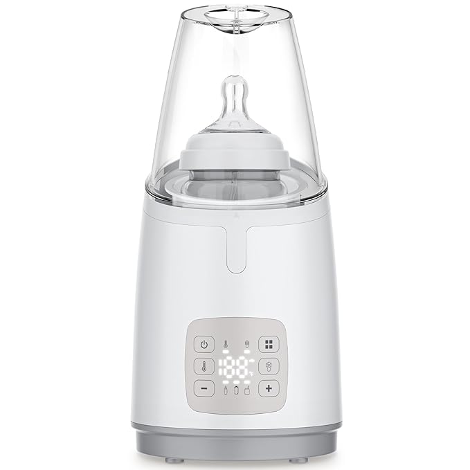 Baby Bottle Warmer for Breastmilk, Baby Food Warmer with Timer and Auto Shut Off
