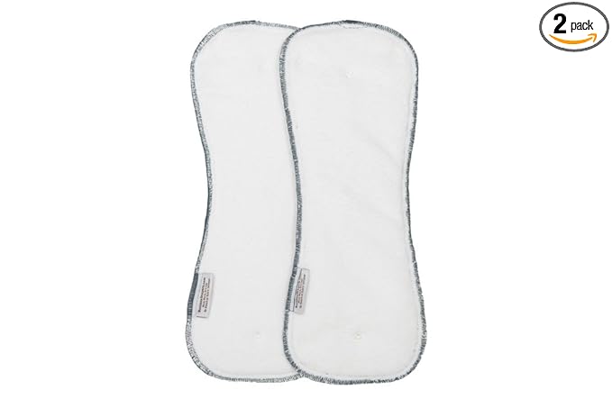 Buttons Cloth Diapers - Nighttime "Doubler" Insert - 2 Pack (XLarge)