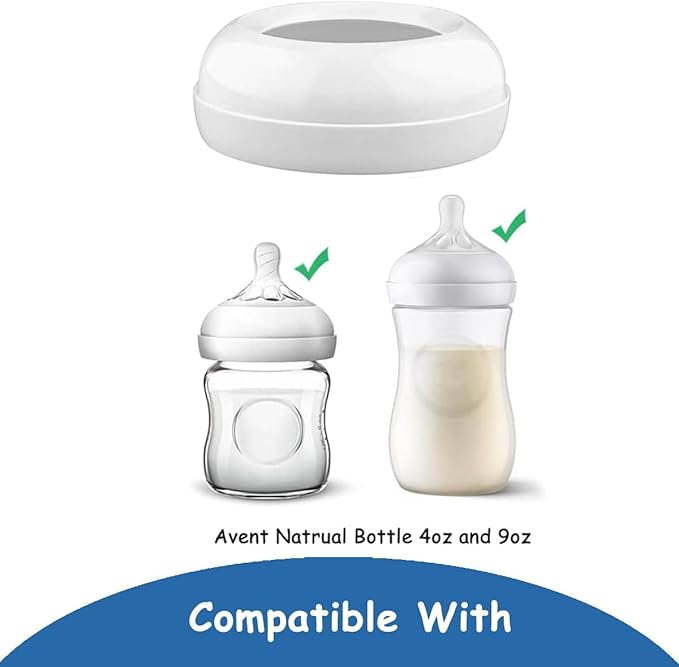 Bottle Screw Rings Replacement for Avent Natural Baby Feeding Bottle, 3 Count