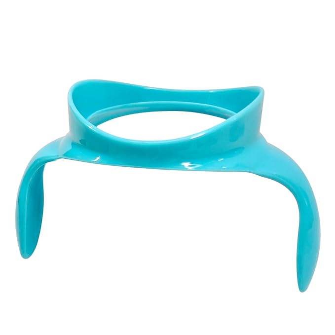 Replacement Bottle Handles Compatible with Avent Anti-Colic Bottle Series (White & Blue, 6 Pack)