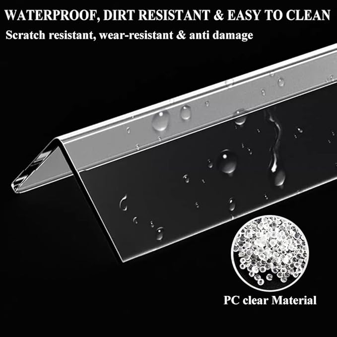 Clear Self-Adhesive Wall Corner Guards Walls Edge Protector & Corner Protectors for Wall, Furniture Corner, Door Easy to Install for Baby (6, 1in x 39.5in)