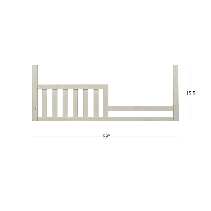 Child Craft Jordyn and Westgate Toddler Guard Rail Conversion Kit, Vintage Linen