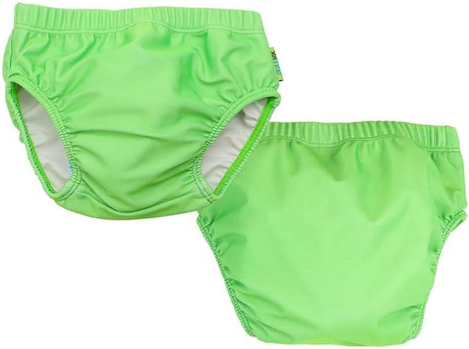 ZOOCCHINI Baby & Toddler Pack of 2 Reusable Swim Diapers – Waterproof with UPF 50+ Sun Protection, Chlorine & Salt Water Resistant, Leakproof Design - Aidan Alligator - 6-12 Months