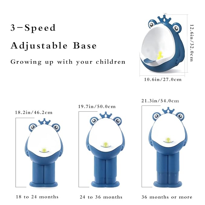 Frog Pee Training,Potty Training Urinal Children's Urinal Kids Toilet Child Standing Urinal Wall-Mounted Toilet for Boy
