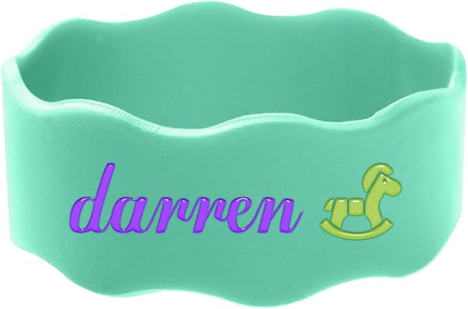 Personalized Water Bottle Name Bands, Washable Daycare Labels, Printable Name Sippy Cup Strap Reusable Bottle Labels Silicone Daycare Essentials