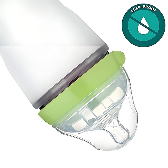 Feeding Bottle Caps Replacement for Comotomo Baby Bottles, 5 Ounce and 8 Ounce (4 Pack)