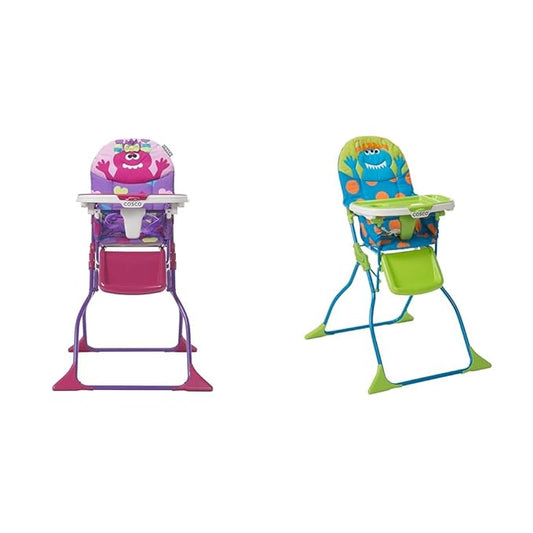 Cosco Kids Monster High Chairs - Shelley and Syd (Simple Fold Deluxe, 3-Position Tray)