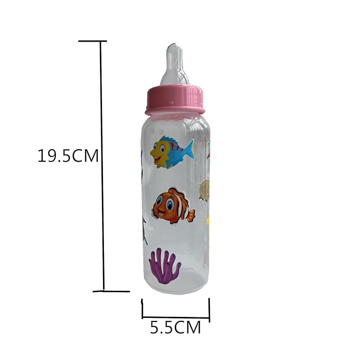 Adult Sized Pacifier and Bottle Set，Print May Vary,250ml (Pink)