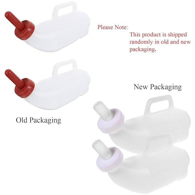 2Sets Lightweight Calf Feeding Bottle Sheep Milk Bottle for Livestock Nursing Design with Leakage Prevention for Calves and Lambs Easy to Carry and Use