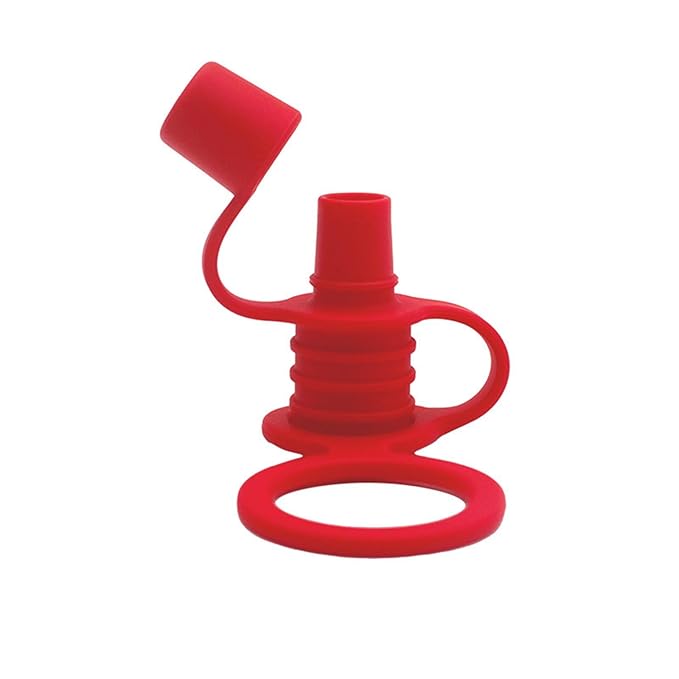 Colorful Water Bottle Spout Adapter for Kids No-Spill Silicone Water Bottle Spout Adapter Leak-Proof Food Pouch Tops Baby Water Bottle Cap Silicone Bottles Top Spout Adapter Replacement for Toddlers