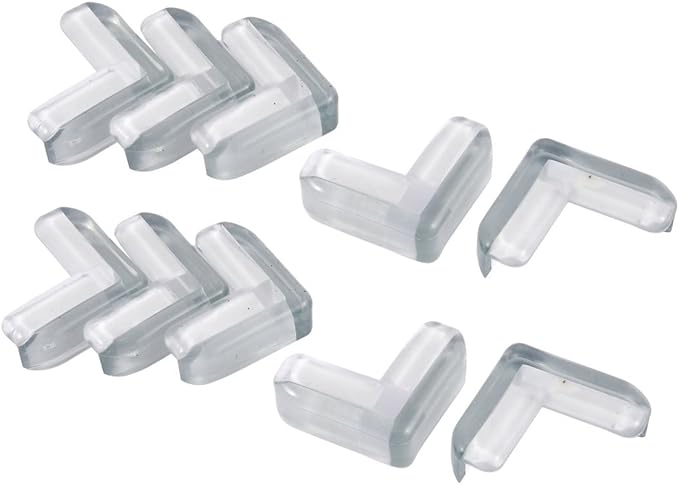 uxcell Table Cupboard Worktop Corner Cushion Cover Protector Pad 10pcs Clear