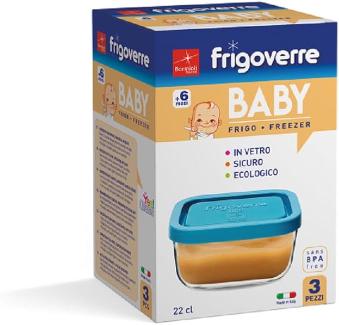 Bormioli Rocco Frigoverre Classic Baby Set 3 Pcs, 10 x 7