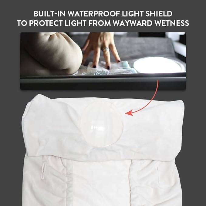 Prince Lionheart IllumiPAD Changing Pad Cover, Cream