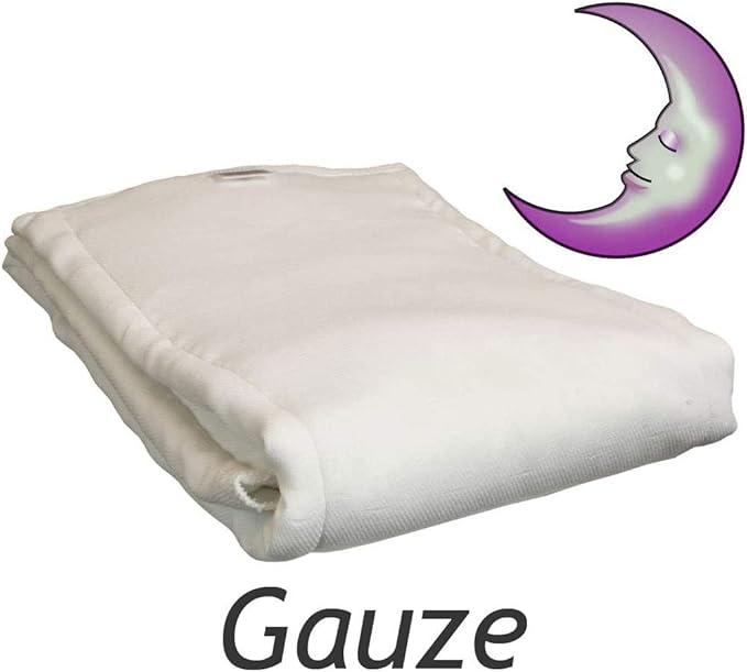 LeakMaster Adult Prefold Cloth Diapers Gauze Weave - 100% Cotton Reusable and Washable Diapers - Soft & Durable - Night Weight - Size Small