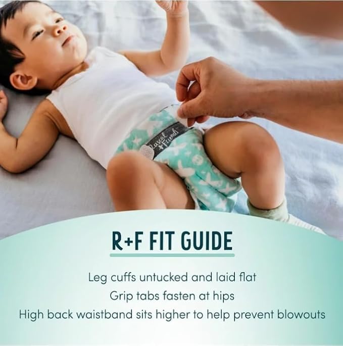 Rascal + Friends Premium Diapers, Size 1, 108 Count