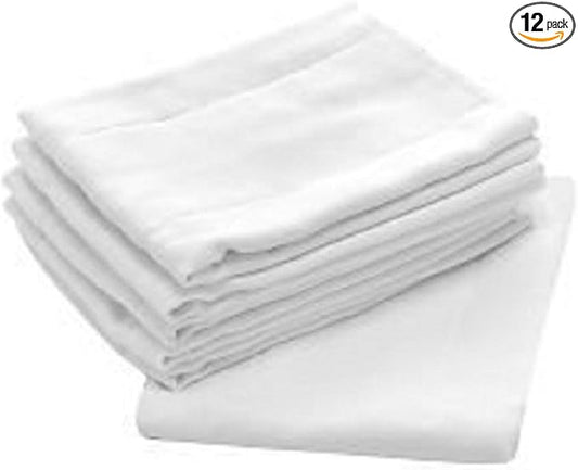 Flat Cloth Diapers 27x27 (12-pack)