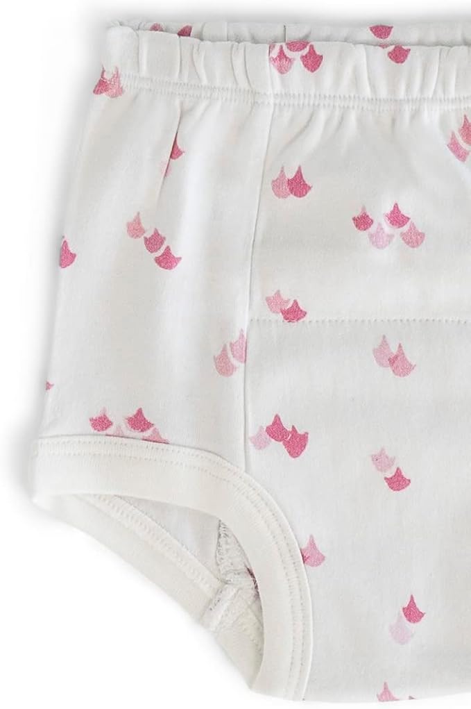 Laas Organic Cotton Potty Training Pants/Underwear, GOTS Certified, Boys, Girls, Unisex, Toddler, Pack of 3