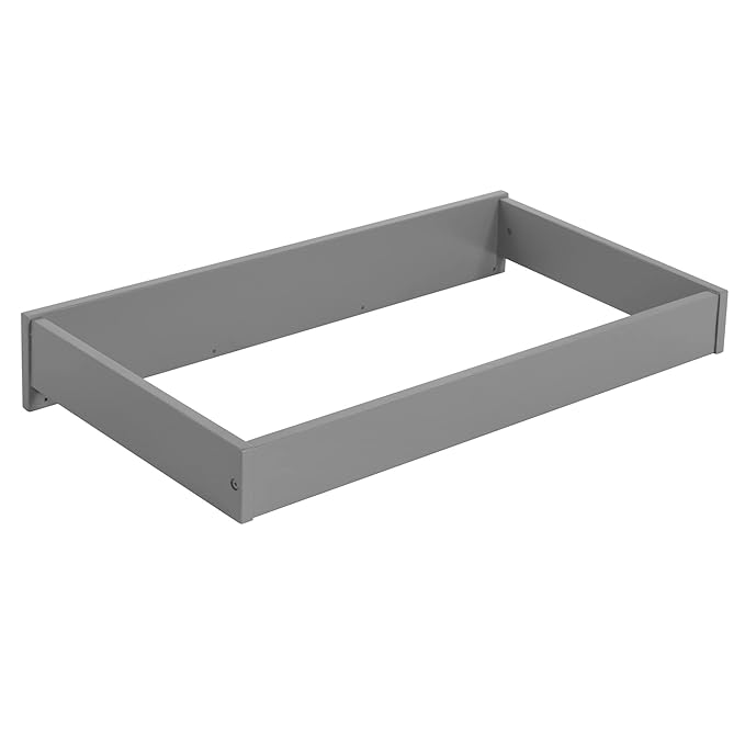 Oxford Baby Changing Topper for Universal 3-Drawer Dresser, Dove Gray