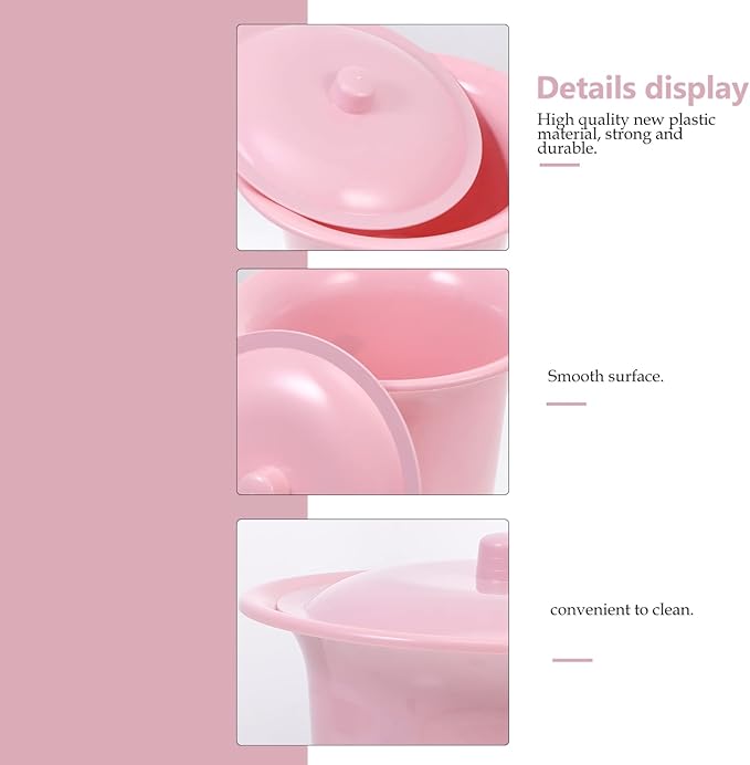 Cabilock 1pc Children's Potty Portable Toilet Chamber Bucket Camping Potty for Adults Pee Pot Bucket for Cleaning Urinal Spittoon Women Potty Male Plastic Miss Night Urinal Outdoor