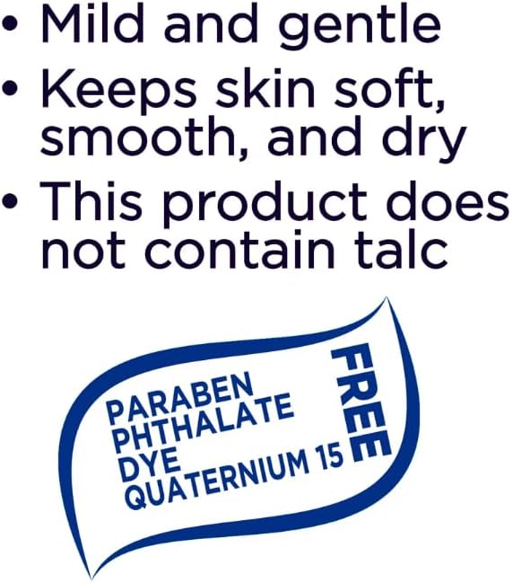 Equate Pure Cornstarch Baby Powder with Aloe Vera and Vitamin E, Hypoallergenic, Talc-Free - 22 oz (Pack of 2)