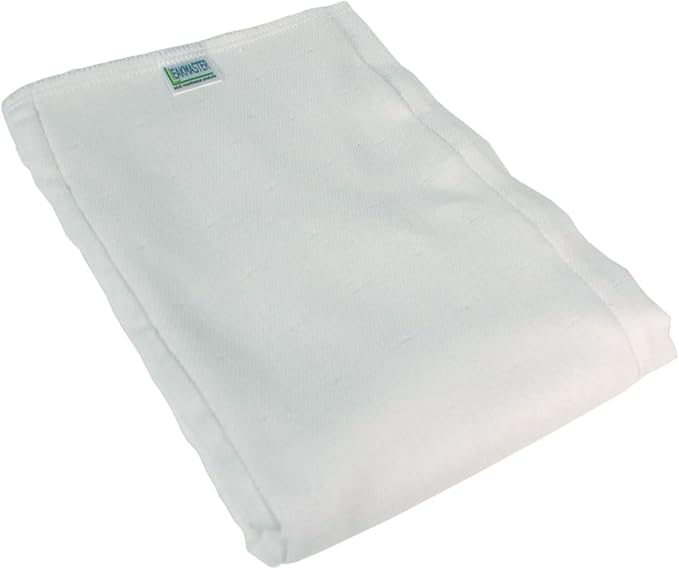LeakMaster Adult Prefold Cloth Diapers Gauze Weave - 100% Cotton Reusable and Washable Diapers - Soft & Durable - Night Weight - Size 3X-Large