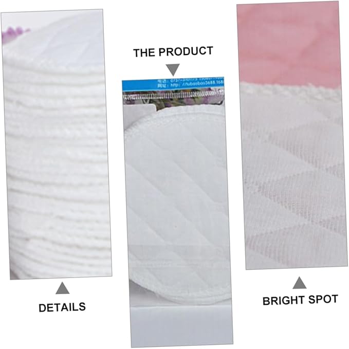 20pcs Reusable Nursing Pads Washable Breastfeeding Pads Leak Soft for Maternity Use Contoured Design for Comfort