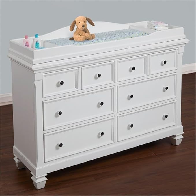 Baby Cache Glendale Changing Topper, Pure White