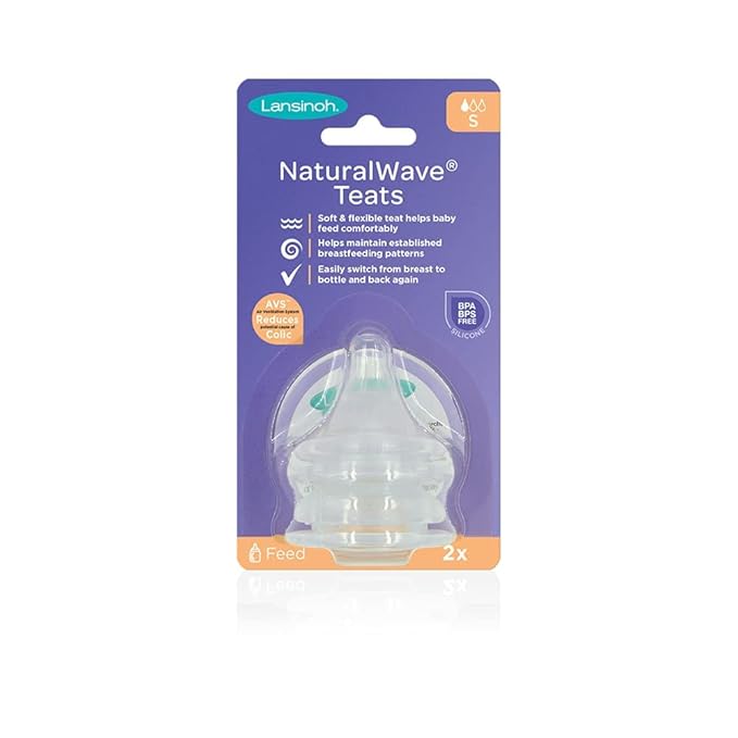 Lansinoh Set de 2 Tétines Péristaltiques Transparent