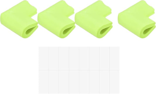 uxcell Corner Guards Edge Protectors, 12Pack U Foam Safety Bumper W Self-Adhesive Tape Furniture Corner Table Edge Guard, 2.16"x1.38"x0.315", Grass Green