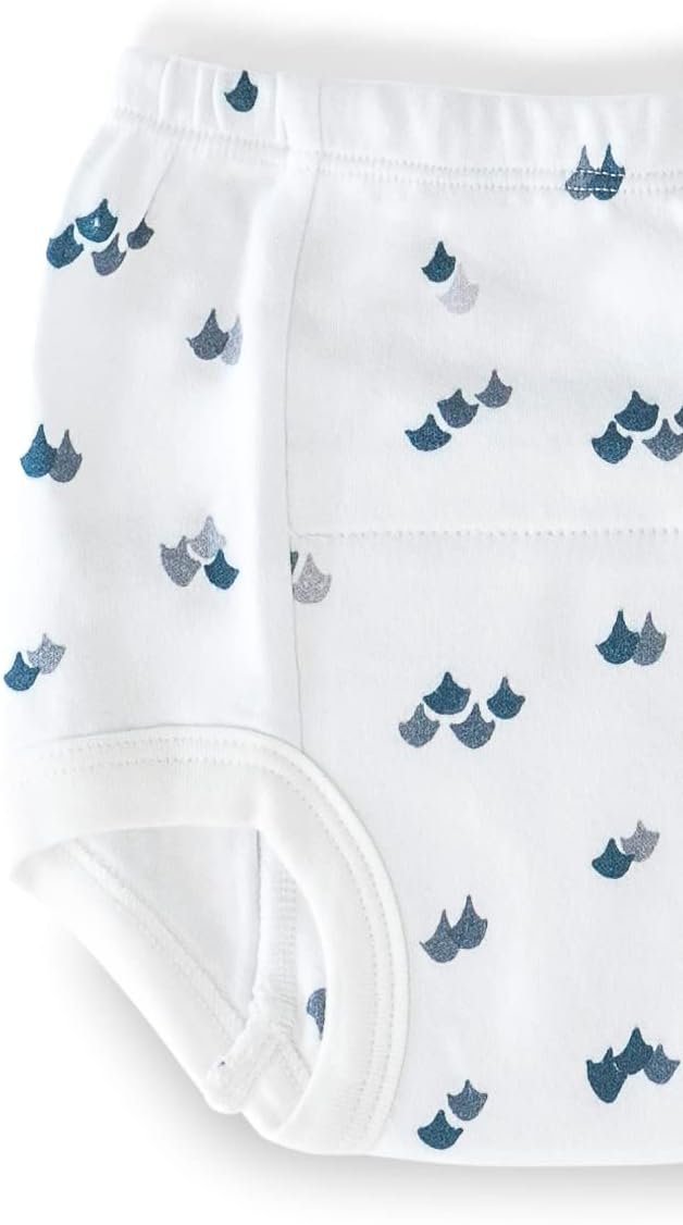Laas Organic Cotton Potty Training Pants/Underwear, GOTS Certified, Boys, Girls, Unisex, Toddler, Pack of 3