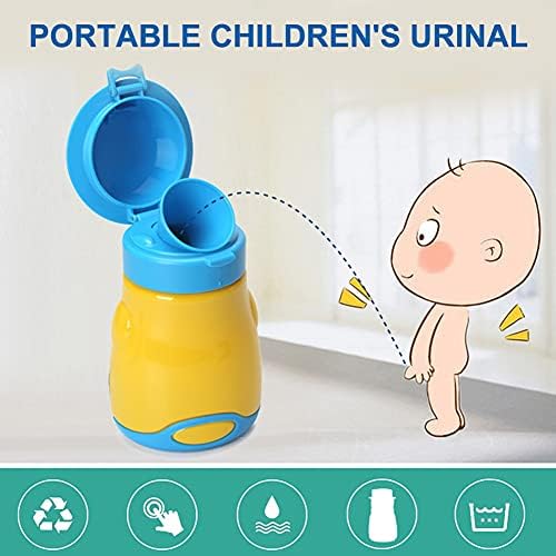 Pssopp Baby Boy Emergency Urinal Toilet, Portable Children Boy Urinal Toilet Potty Bottle Pot Cup Toddler Pee Pee Training Cup for Boys