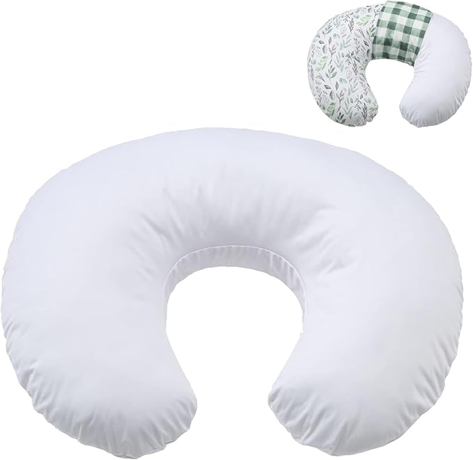 Winmany Baby Waterproof Nursing Pillow Cover Newborn Breastfeeding Pillowcase Soft Replaceable Slipcover for Boys and Girls