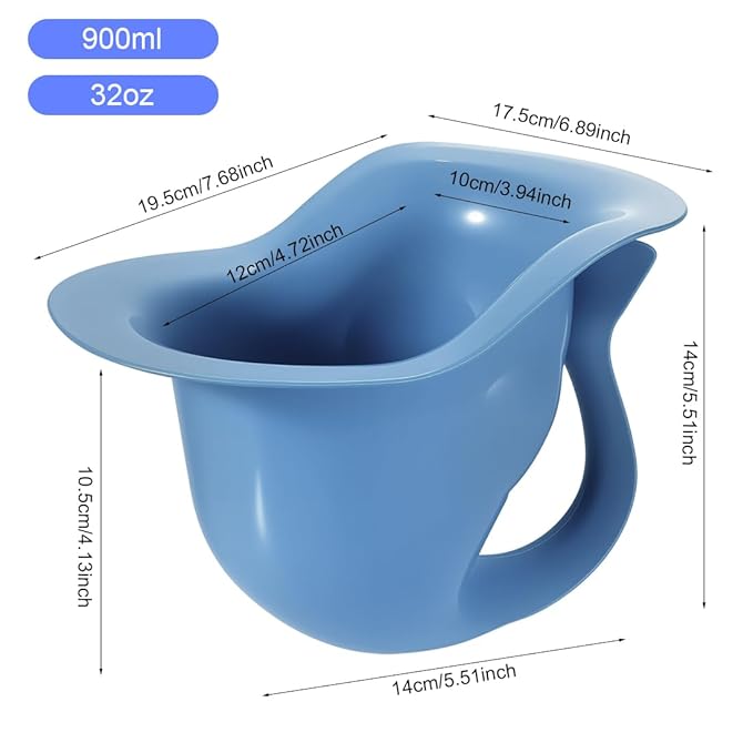 Baby Potty Newborn Infant Potty Training Elimination Communication Diaper Free Baby Toilet Seat with 2PCS Soft Fleece Cozy and Anti Slip Pads