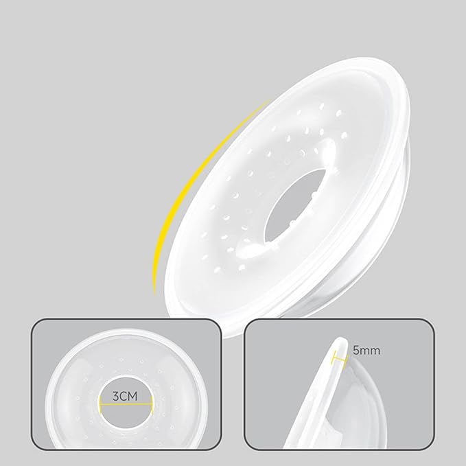 Breast Shells Breast Milk Saver for Breastfeeding Relief Silicone Breastmilk Collector Nursing Cups for Overflow Milk