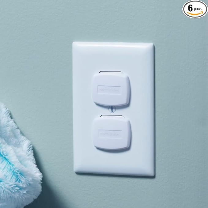 Toddleroo by North States - Plug Protectors for Baby Proofing Outlets: Child Proof Outlet Covers - Soft White (Pack of 216)