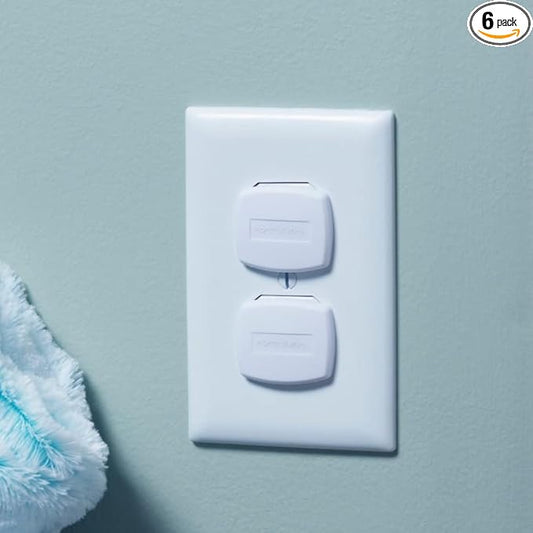 Toddleroo by North States - Plug Protectors for Baby Proofing Outlets: Child Proof Outlet Covers - Soft White (Pack of 216)
