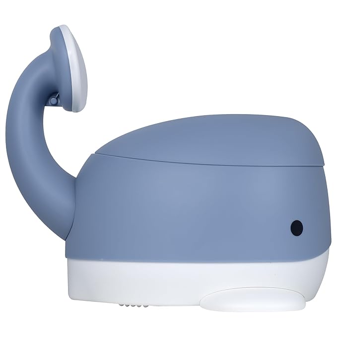 Kindsgut Whale Potty Training Toilet – Ergonomic Toddler Potty for Boys & Girls, Designed in Germany, Non-Slip & Easy Clean, Pigeon Blue