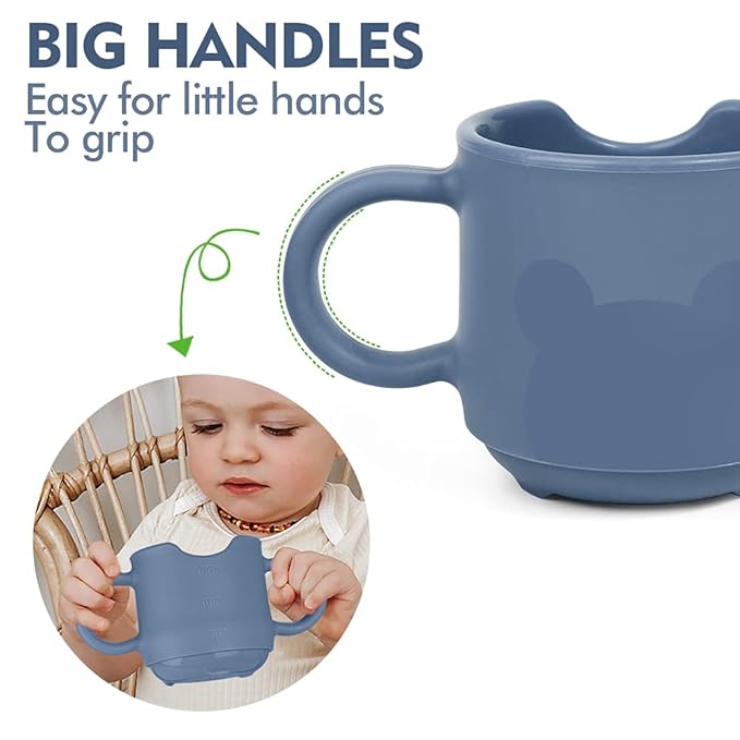 Haakaa Silicone Baby Fruit Food Feeder & Toddler Cup Combo