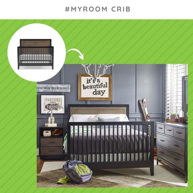 CC KITS Full-Size Conversion Kit Bed Rails for SmartStuff Convertible Cribs by Universal Furniture - Solid Wood Rail - Toddler and Adult Bed Rail for Full-Size Beds - Nursery Furniture (Unfinished)